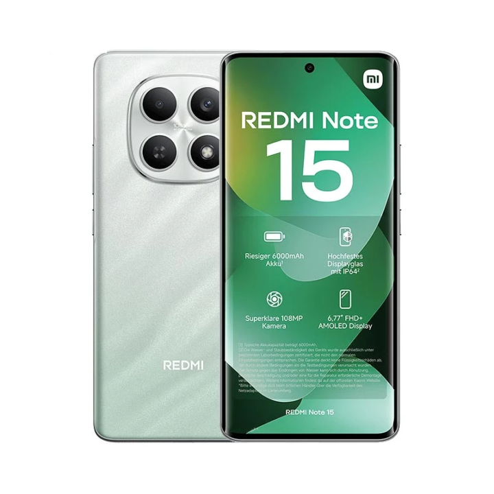 گوشی موبايل شیائومی مدل Redmi Note 15 4G ظرفیت 256 گیگابایت رم 8 گیگابایت